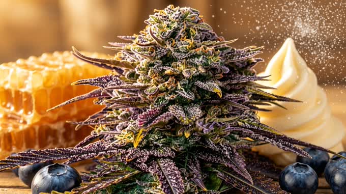 Cannabis Blüte mit Süßem Aroma