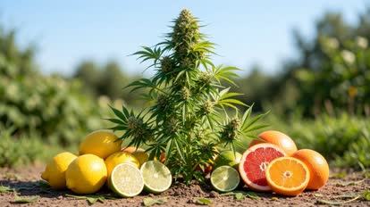 Zitrus Cannabis Pflanzen